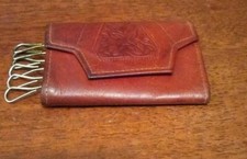 Vintage Brown Princess Gardner full Grade Cowhide Leather KEY HOLDER GARD