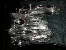 80 Pieces International 18/0 Stainless Cape Cod Asst Iced Forks Spoons NOS MORE