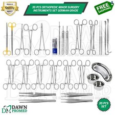 35 Pcs Orthopedic Minor Surgery Instruments Set Ortho Procedure Kit German Grade