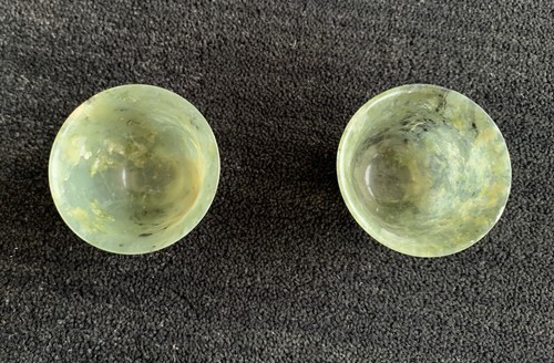 Pair of Chinese Jade Cups - Picture 2 of 5