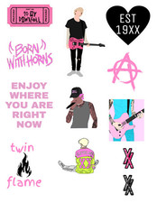 Machine Gun Kelly MGK Sticker Pack