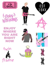 Machine Gun Kelly MGK Sticker Pack