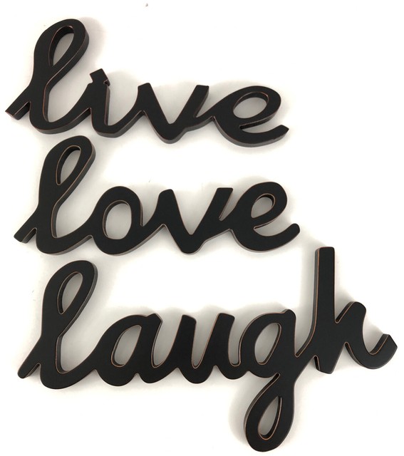 Live Laugh Love Wooden Wall Words Wood Wall Decor eBay
