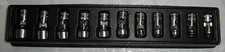 111TMUSMA Snap-on 11pc 1/4" Drive 6Pt Metric Swivel Socket Set 5120-01-429-3530