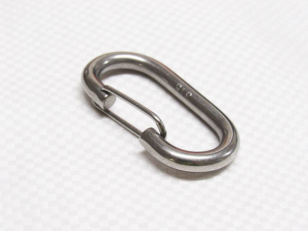 Stainless Steel Chain Link with Safety Catch 5MM (316 Grade Lightweight Hook)