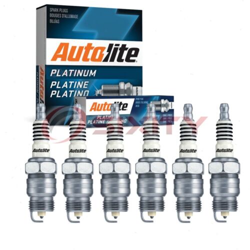 6 pc Autolite Platinum AP46 Spark Plugs for MA16R-U BRF52 A5FS 7510 21 qc - 第 1/5 張圖片