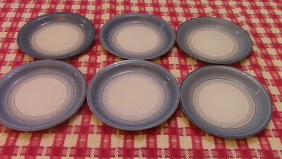 Denby Kastilienblau 6 x Beilagenteller 18 cm