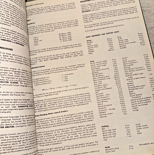 Advanced D&D Players Handbook 6th Printing TSR Gary Gygax 1978 Dungeons Dragons - Picture 11 of 20