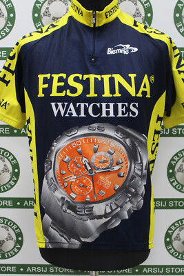 Maillot Cyclisme Biemme Homme Taille L - Festina - E671 - Occasion