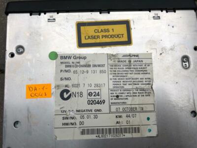 BMW E60 E61 E63 E64 Disc CD Changer with Magazine ALPINE
