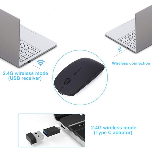 Wireless Bluetooth Touchpad Round Keyboard Mouse For IPad Android Samsung Tablet - Picture 24 of 62