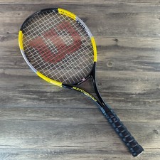 Wilson Matchpoint Soft Shock Titanium Tennis Racket 4 1/2" Yellow Black