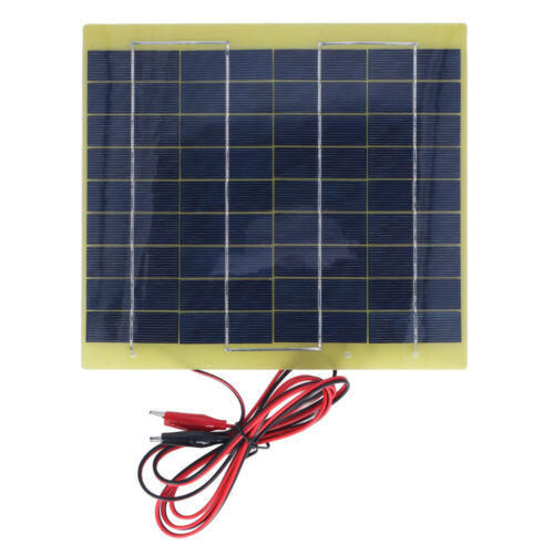 18V Solar Panel 19.7 X 21.8cm / 7.8 X 8.6in Low Power Electronic Device Solar - Photo 1/12