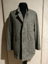 R P JACKET / GREY CAMEL BROWN TWEED / WOOL / MEDIUM - LARGE / MADE IN USA