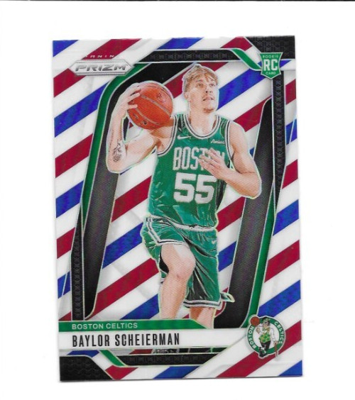 Baylor Scheierman 2024-25 Panini Prizm RC Rookie Red White Blue Prizm #236