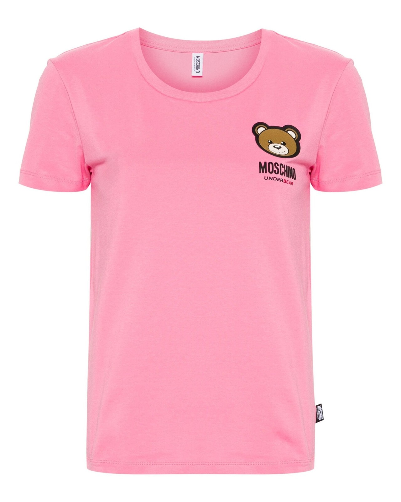 Футболка Maglietta Moschino Underbear A07884410 женская Donna Cotone Rosa