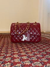 Echtleder Tasche bordeauxrot