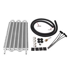 Aluminum Transmission Oil Cooler Universal 6 Pass Tube and Fin 6 Row