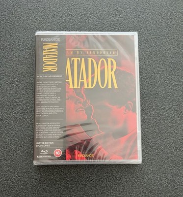 Matador 4K UHD Blu-ray - Radiance Films Pedro Almodovar Antonio Banderas