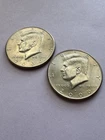 2000 P & D Kennedy Half Dollar (2) Clad Coins Circulated  Free shipping N 249
