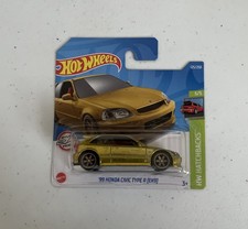 Hot Wheels Super Treasure Hunt  99 Honda Civic Type R EK9 SHORT CARD