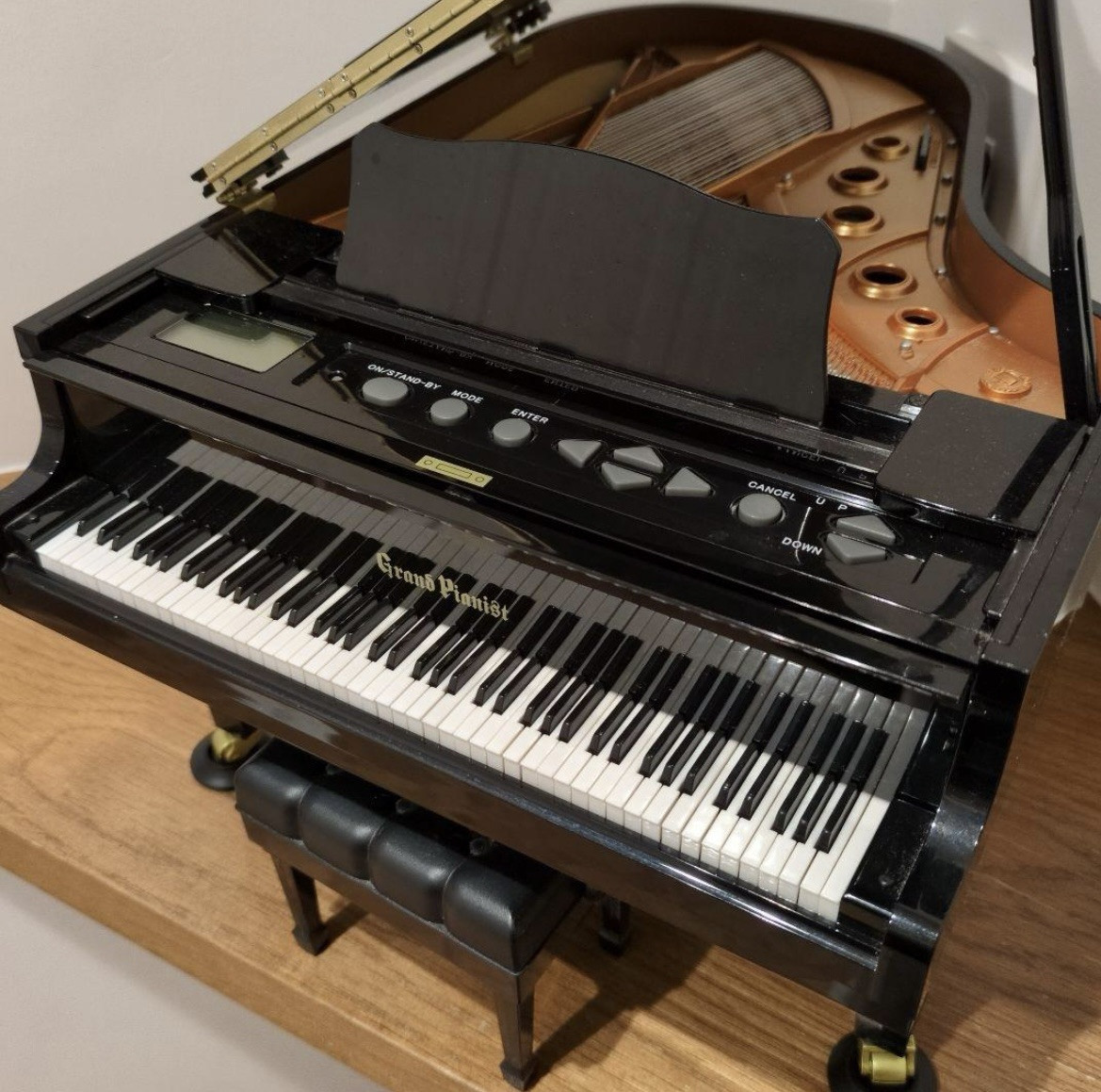○ SEGA TOYS Grand Pianist ピアノ 玩具　美品 SEGA TOYS Black Grand Pianist 1/6 miniature grand piano with