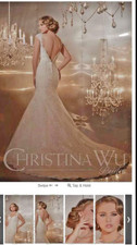 Christina Wu Wedding Dress 15817 Fitted Trumpet Gown