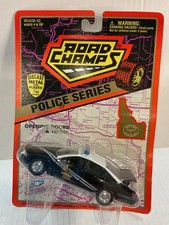 Road Champs Chevrolet Caprice Police Series Diecast Car Blue 1/43 Scale Unopened