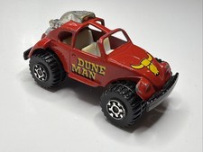 MATCHBOX SAND DIGGER VW BEETLE MB49 RED “DUNE MAN” VINTAGE 1985 DIECAST