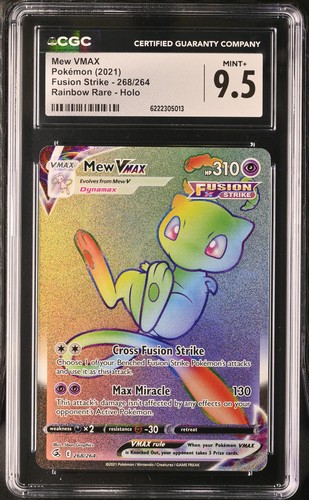 Mew VMAX graded CGC 9.5 for sale on eBay