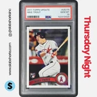 2011 TOPPS UPDATE #US175 MIKE TROUT RC ROOKIE PSA 10