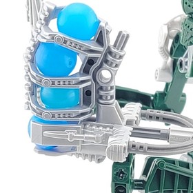 LEGO Inika Toa Kongu 8731 BIONICLE Complete 4 ZAMOR Spheres Light Up Weapon