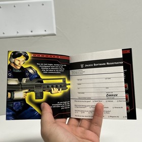 Carrier (Sega Dreamcast, 2000) Complete CIB W/ Registration & Manual - Tested