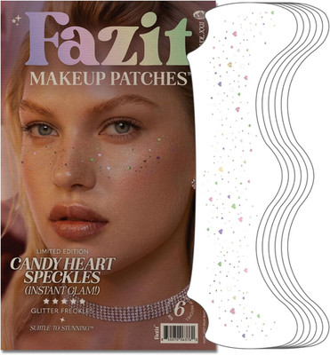 Makeup Patches - Candy Heart Speckles - Glow up Make-Up Patches - Cute Glitter M