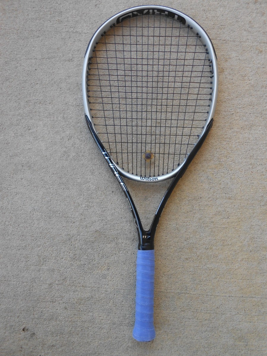 Wilson ウィルソン TRAID トライアド BLX THREE 117 WILSON BLX THREE 117'' TRIAD TENNIS RACQUET GRIP 4 3/8