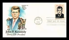 US COVER PRESIDENT JOHN F KENNEDY AMERIPEX 86 FIRST DAY ISSUE ARTCRAFT