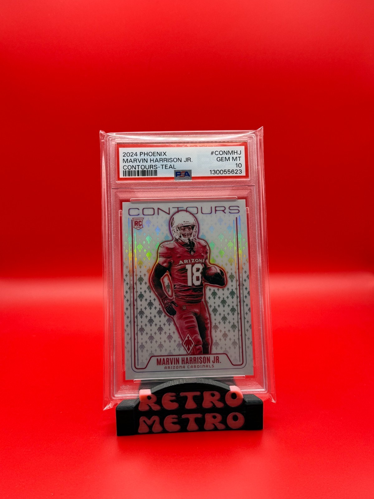 Marvin Harrison Jr. Panini Phoenix Contours #CONMHJ Teal