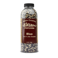 14 Oz Bottle Blue Popcorn Kernels Old Fashioned, Non-Gmo and Gluten Free
