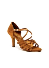 International Ballroom Dance Shoes, 3” Heel, UK 6.5, Narrow Fit, Ladies Latin