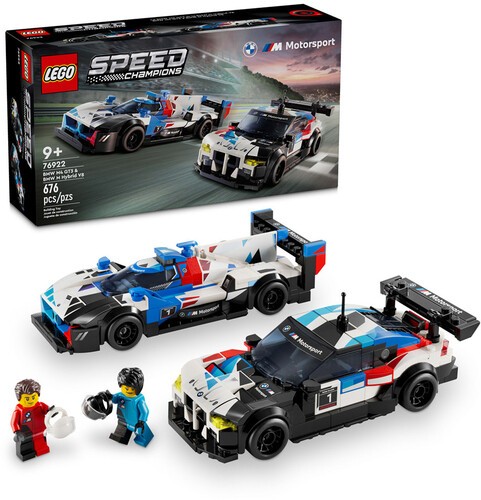 LEGO® Speed Champions BMW M4 GT3 & BMW M Hybrid V8 Race Cars 76922