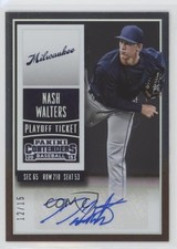 2015 Panini Contenders Draft Playoff Ticket 12/15 Nash Walters #47 Auto 1e5