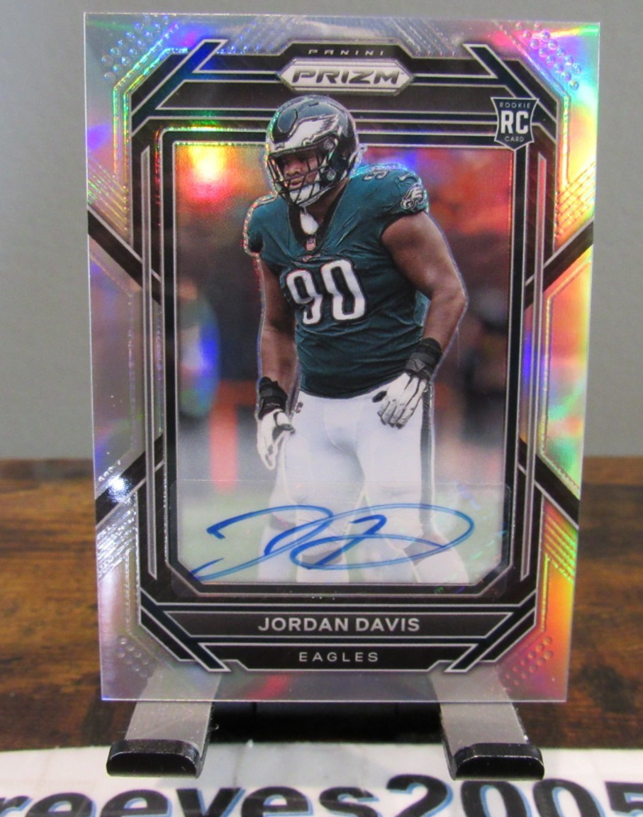 2022 Panini Prizm - Jordan Davis #371 RC Auto - Silver Prizm