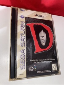 D (Sega Saturn, 1996) *Complete w/ Registration Card - Tested