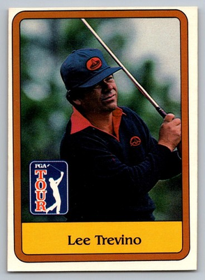 #ad 1981 DONRUSS GOLF CARD #2 LEE TREVINO $4.62
