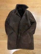 Bailey’s Of Glastonbury Sheepskin Coat Men’s Size 40 Made In England