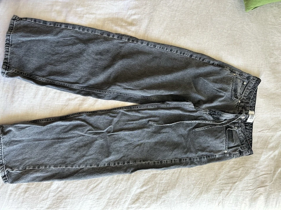 Urban Outfitters BDG Women’s Front Tie Wide Leg Black Jeans Size 28 - Image 3 of 4