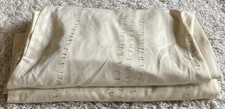 Pencil Pleat Cream Gold Flecked Curtains. Width 56”Length 70” VGC