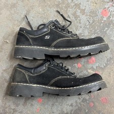 Vintage Skechers Black Platform Oxfords - Size 8.5