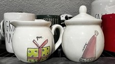 Rae Dunn Merry  Give Sugar  Creamer HTF