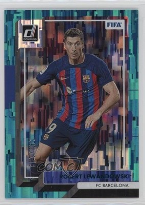 2022-23 Panini Donruss Teal 132/199 Robert Lewandowski #35 5l1